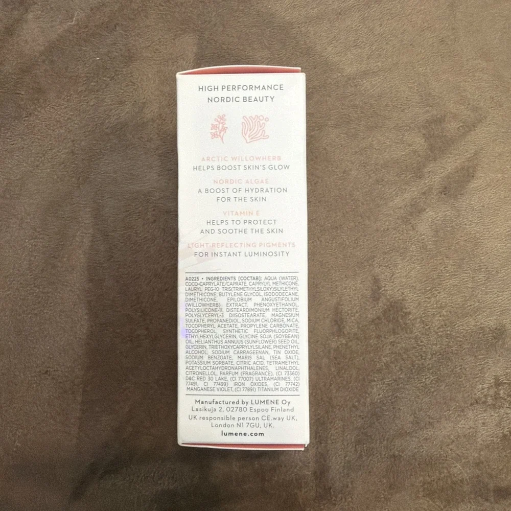 Lumene| Liquid Blush |Artic Rose All Skin Types | New In Box | 0.5 Fl Oz Vegan
